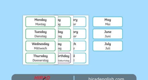 روزهای هفته به آلمانی