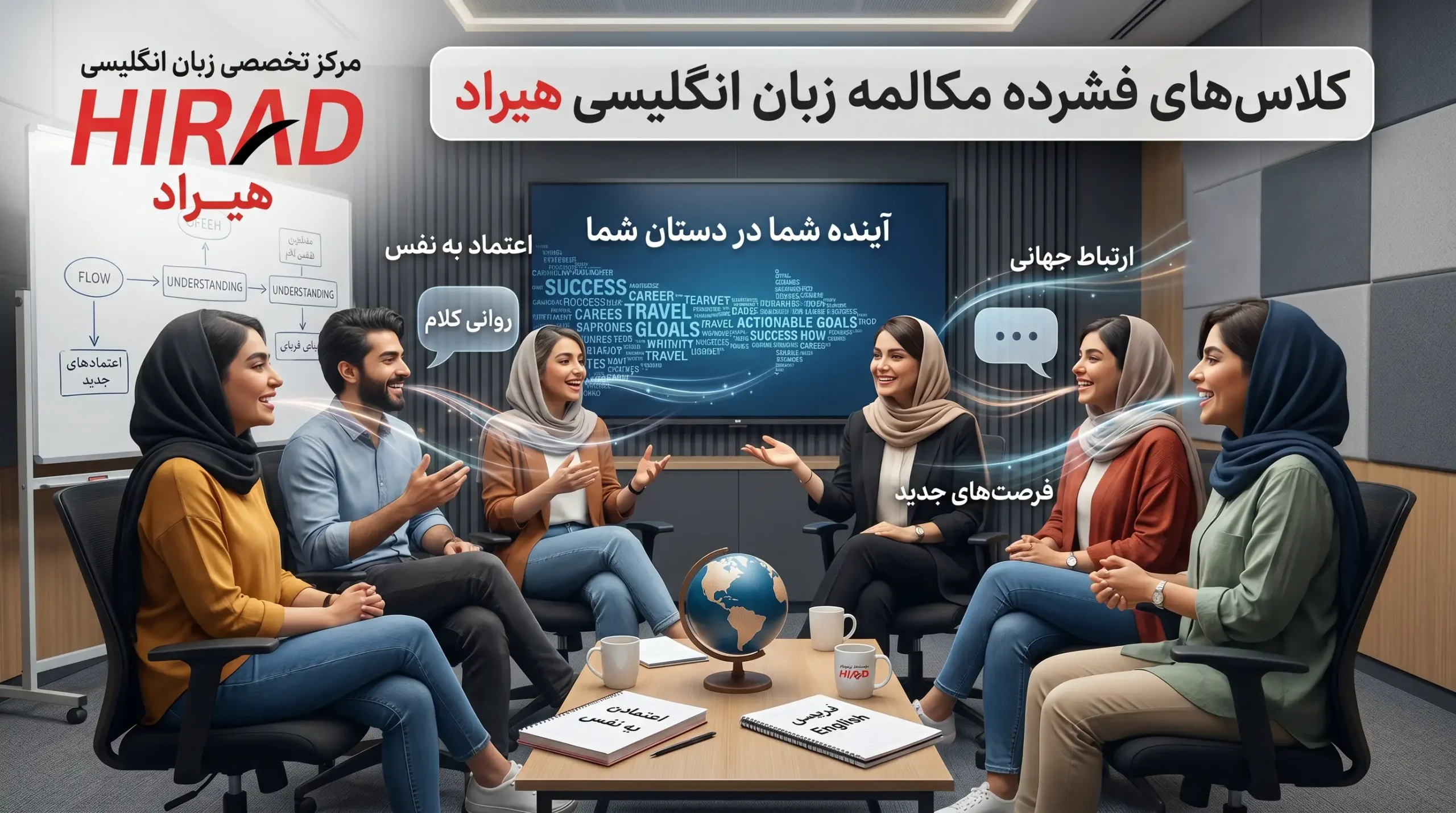 دوره های مکالمه فشرده زبان