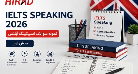 نمونه سوالات Speaking آیلتس در سال 2026 (بخش اول)